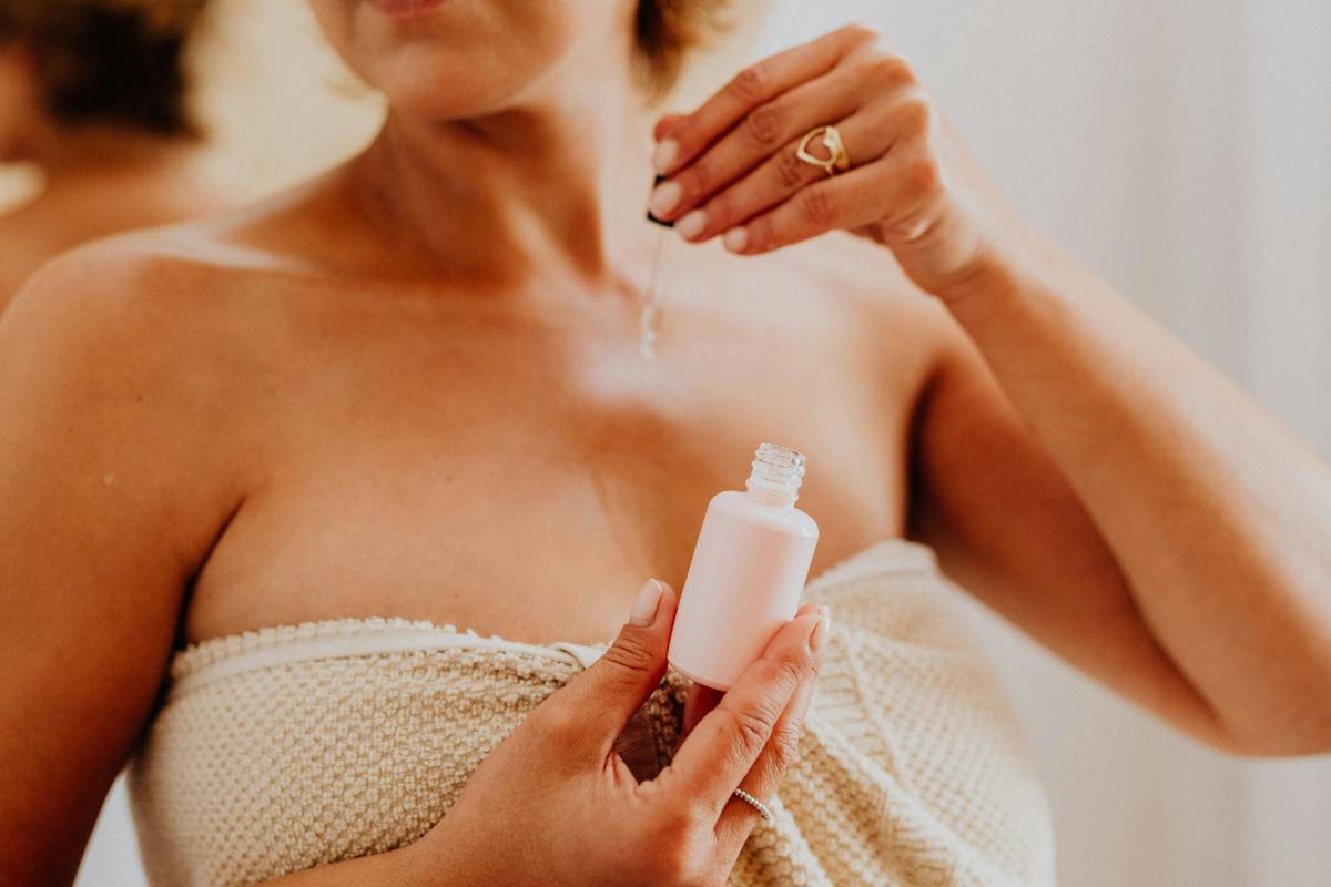Healthy skin wellness routine